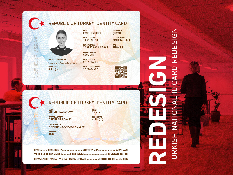 Turkey National Id Card